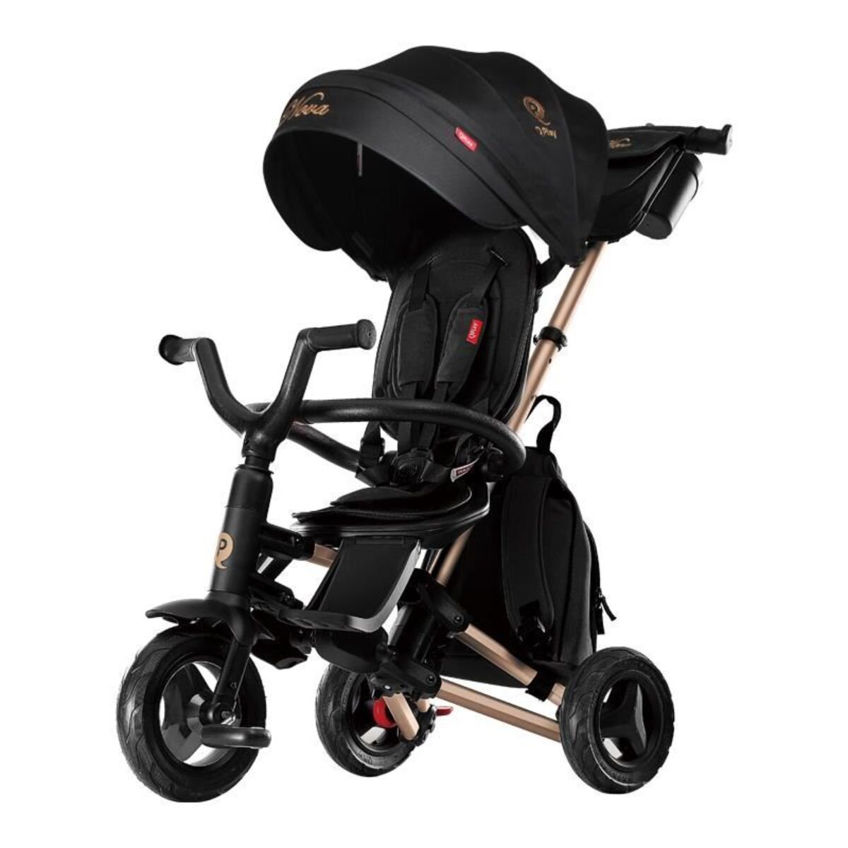 QPlay Tricicleta ultrapliabila Nova Rubber Gold Limited Edition