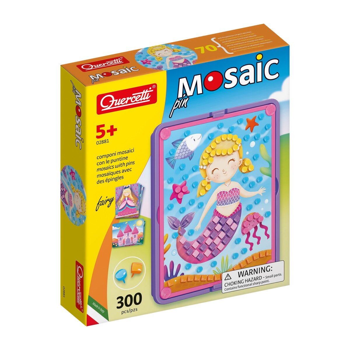Quercetti Joc creativ cu mozaic Pin Fairy