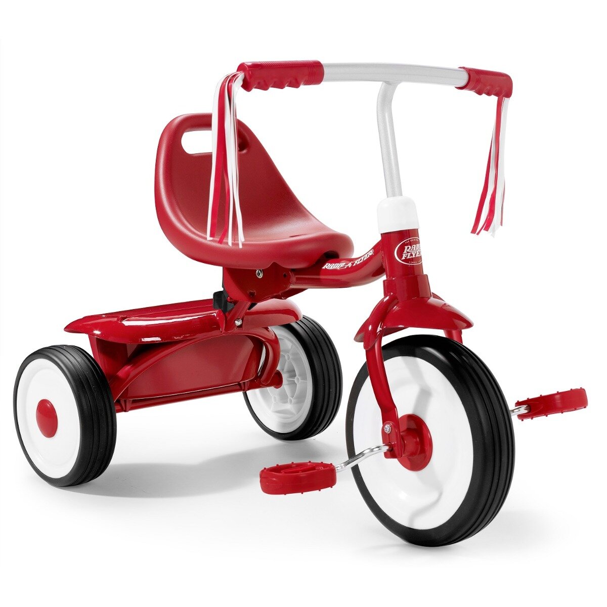 RADIO FLYER Tricicleta pliabila Fold 2 Go Rosu