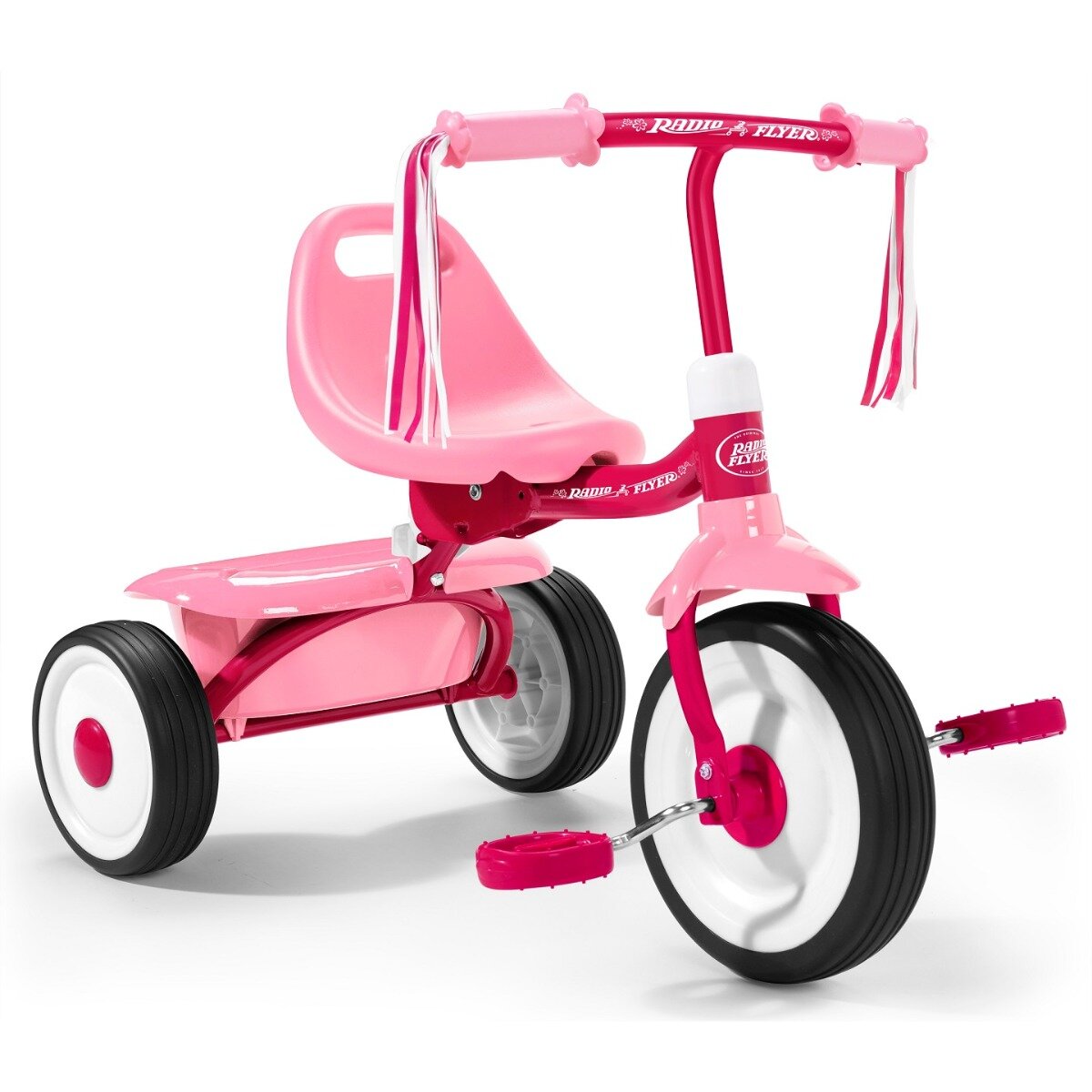RADIO FLYER Tricicleta pliabila Fold 2 Go Roz