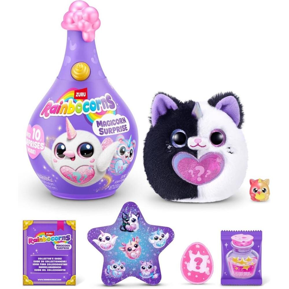 Rainbocorns Jucarie de plus surpriza Magicorn Surprise S1