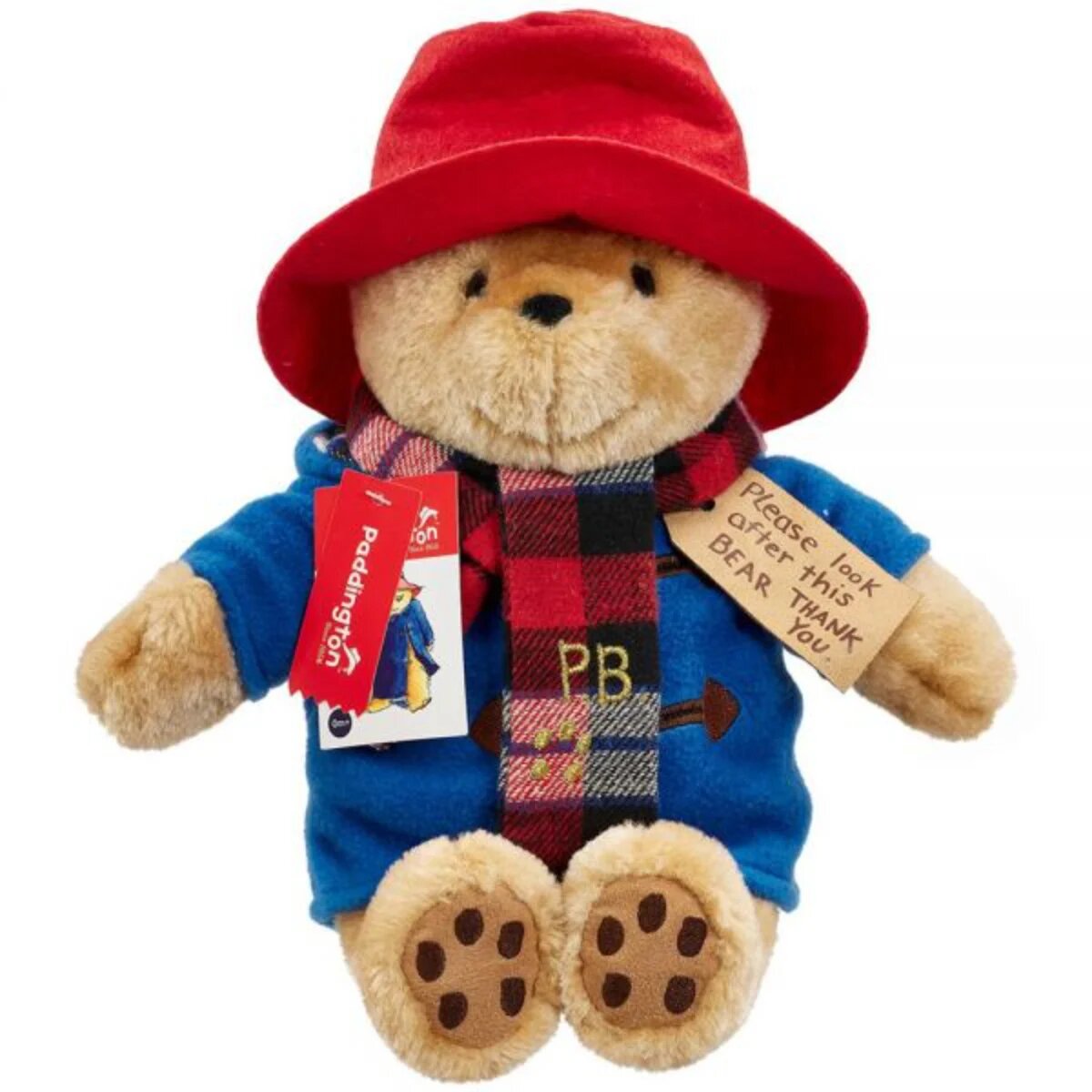 Rainbow Designs Jucarie de plus Ursuletul Paddington cu fular 30 cm
