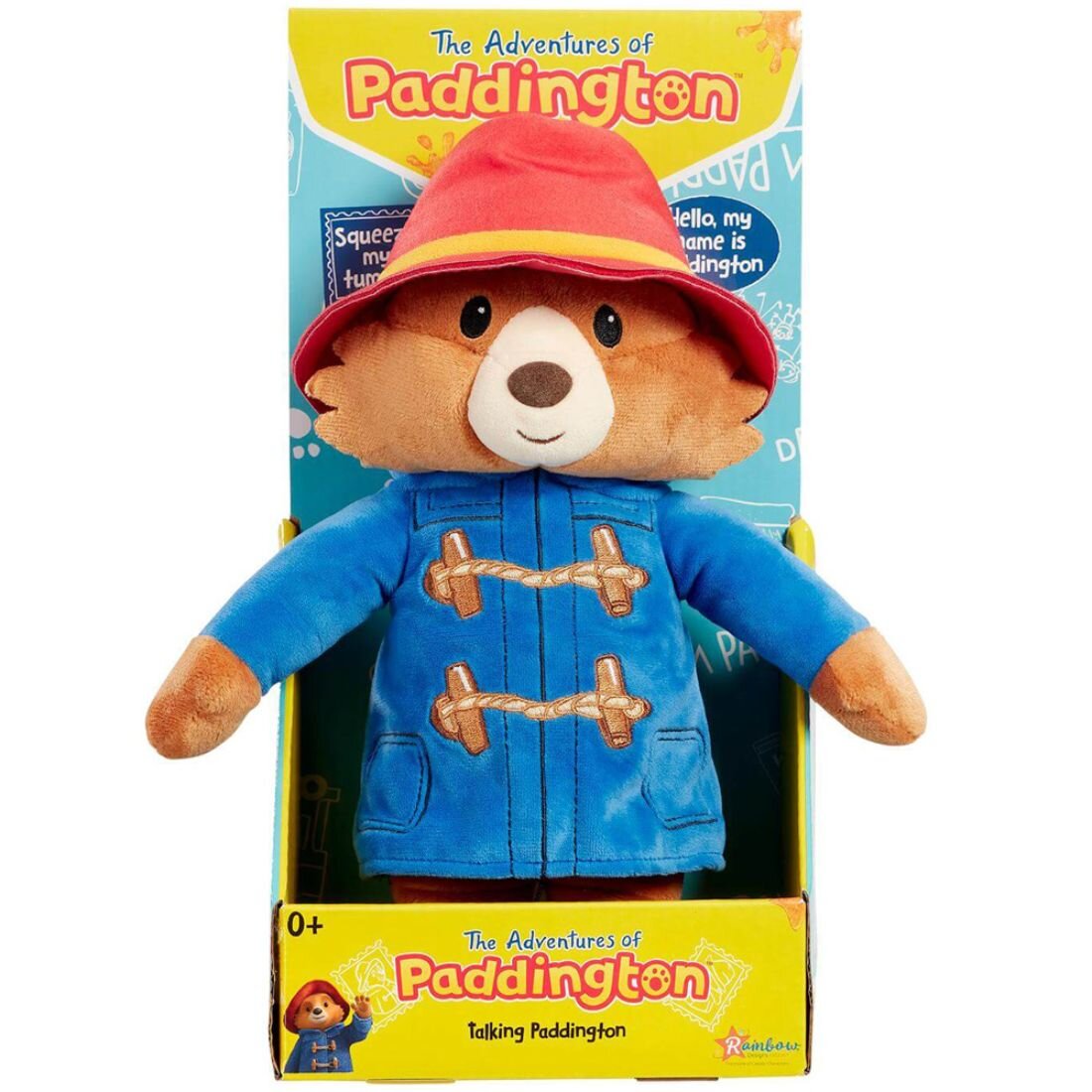 Rainbow Designs Jucarie din plus cu sunete ursuletul Paddington 27 cm