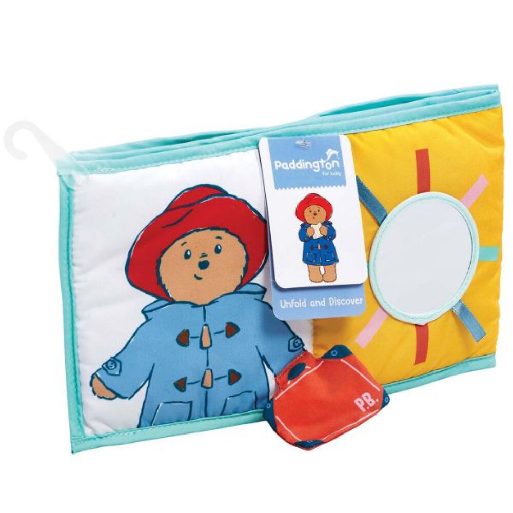 Rainbow Designs Jucarie Rainbow Design Carte Paddington cu doua fete pentru dezvoltare senzoriala