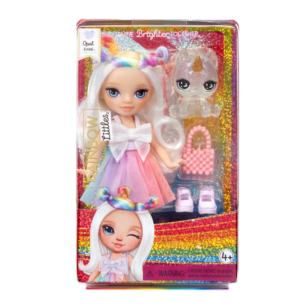 Rainbow High Papusa Littles Opal Raine Rainbow 531203EUC