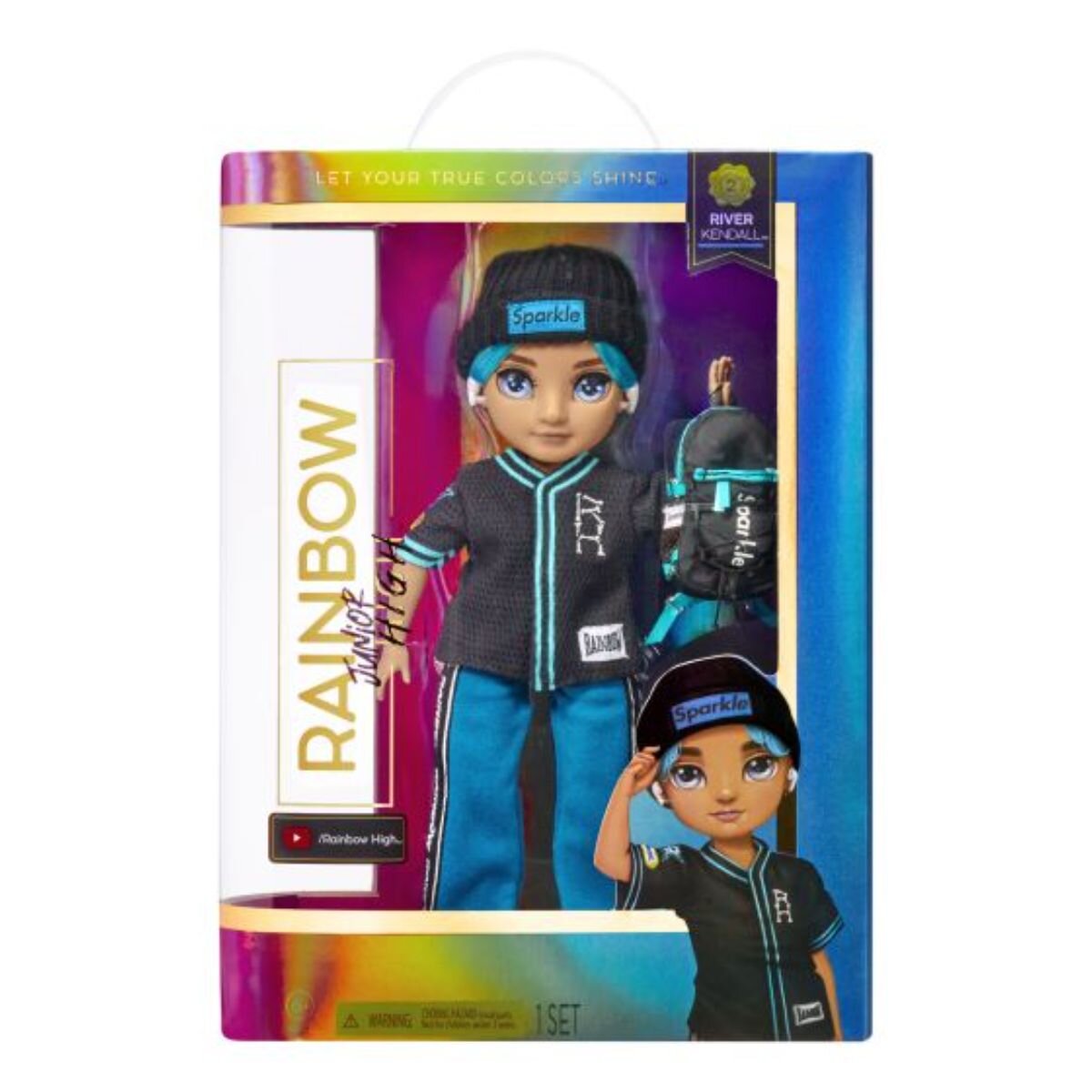 Rainbow High Papusa Rainbow Surprise High Junior Doll Series 2 River 582991