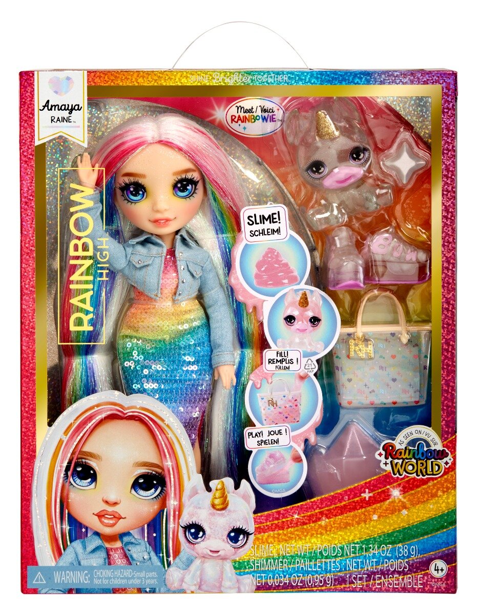 Rainbow High Papusa Sparkle Slime Amaya Raine 120230EU