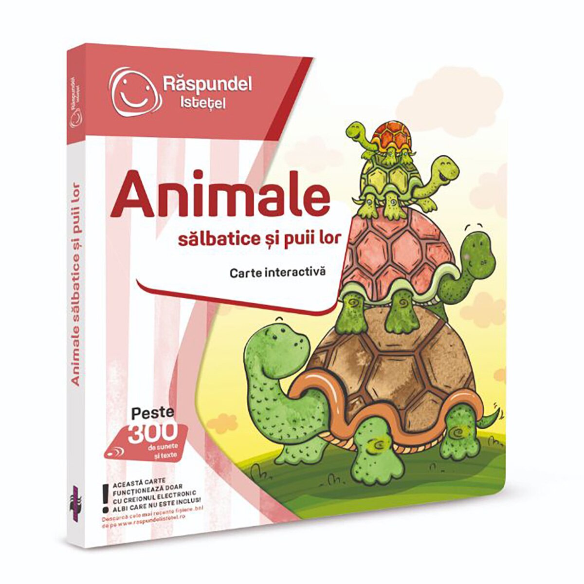 Raspundel Istetel Carte interactiva Animale salbatice si puii lor