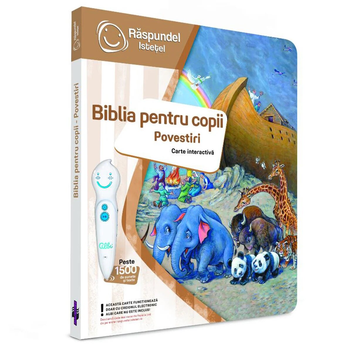Raspundel Istetel Carte interactiva Biblia pentru copii Povestiri