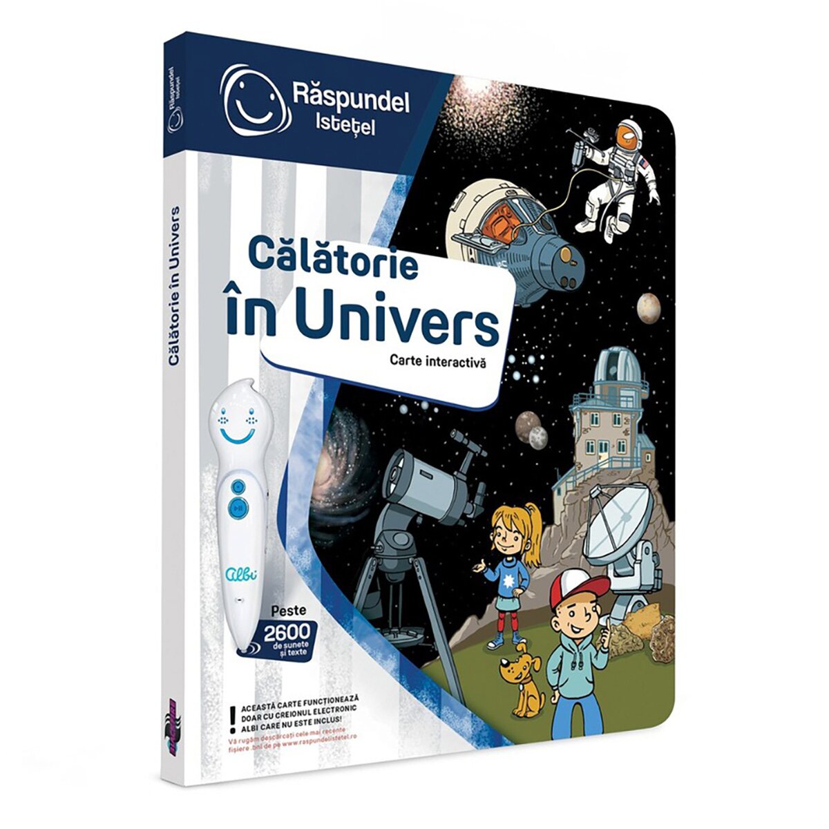 Raspundel Istetel Carte interactiva Calatorie in Univers