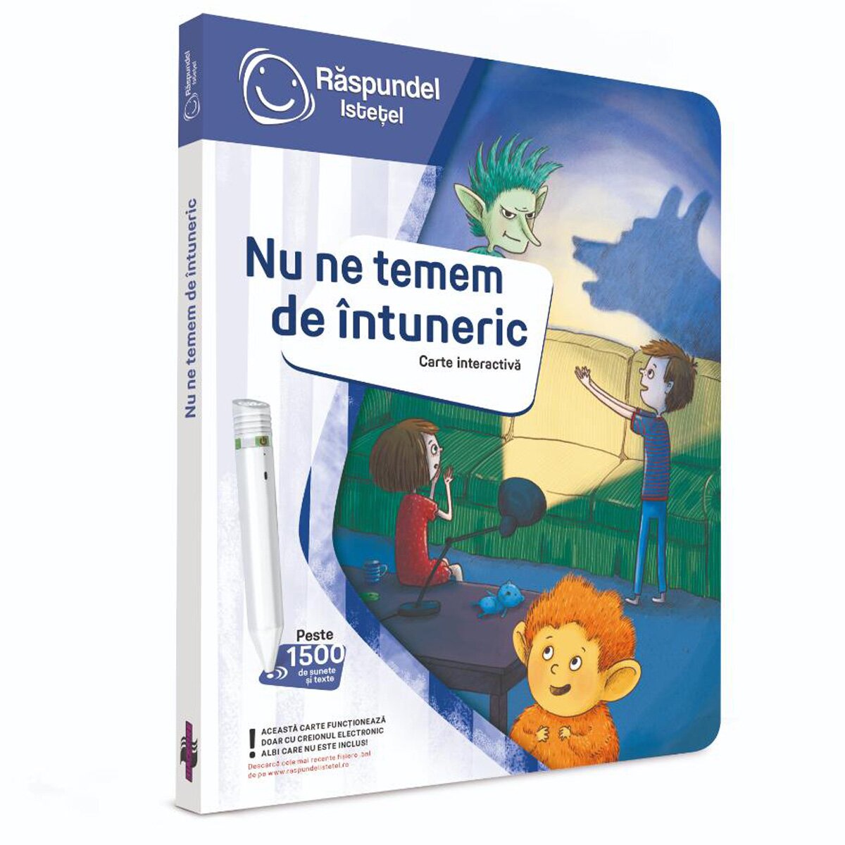 Raspundel Istetel Carte interactiva Nu ne temem de intuneric