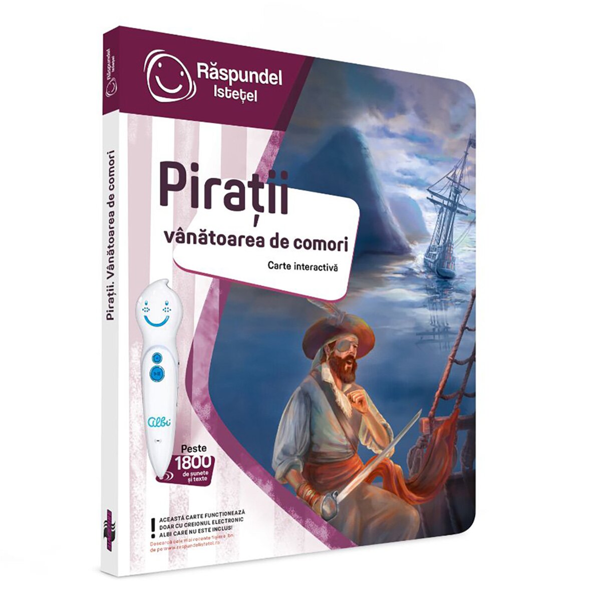 Raspundel Istetel Carte interactiva Piratii