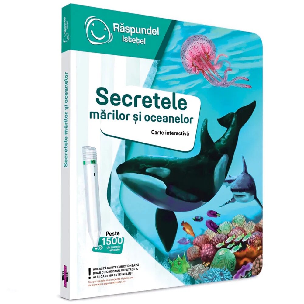 Raspundel Istetel Carte interactiva Secretele marilor si oceanelor