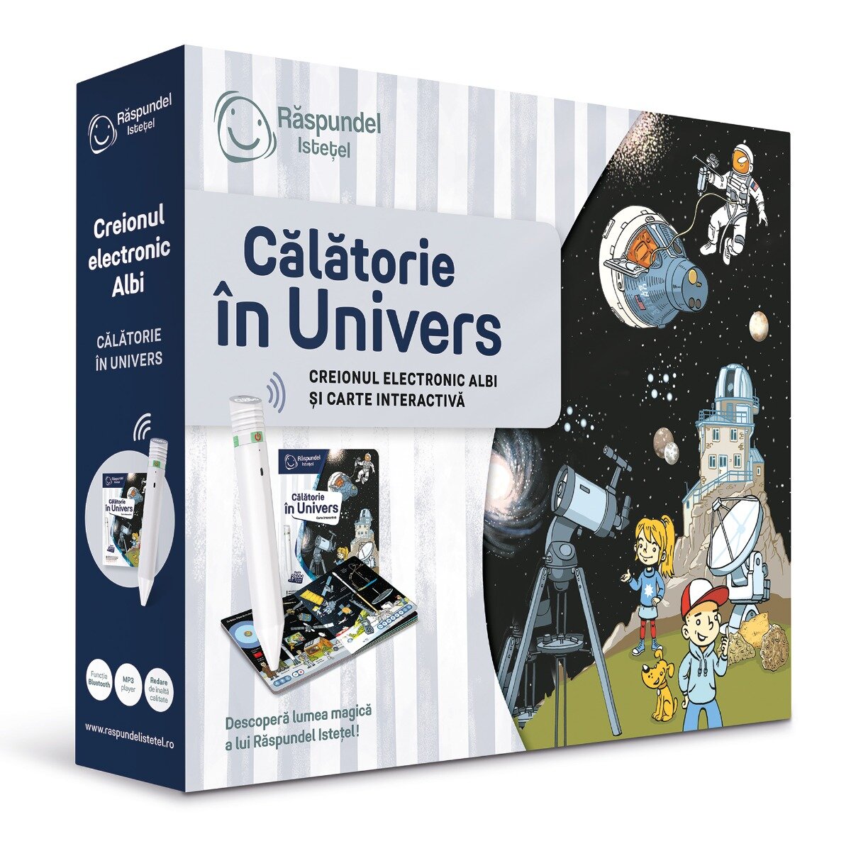 Raspundel Istetel Carte interactiva si creion Calatorie in Univers