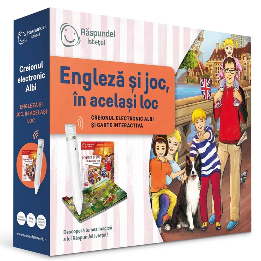 Raspundel Istetel Carte interactiva si creion Engleza si joc in acelasi loc