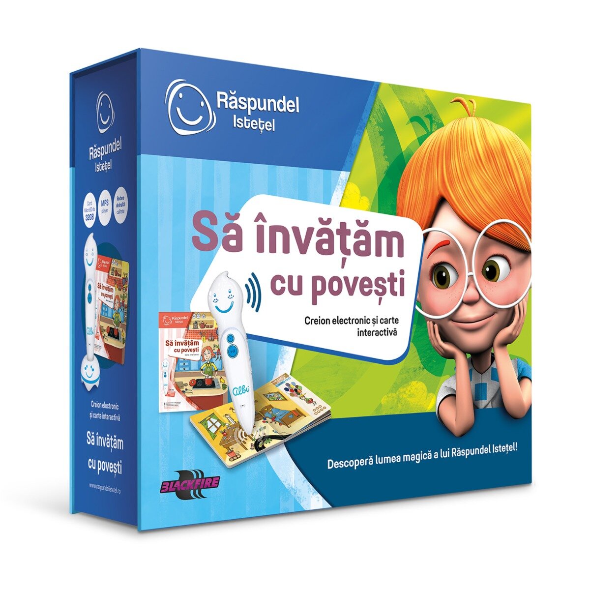 Raspundel Istetel Carte interactiva si creion Sa invatam cu povesti