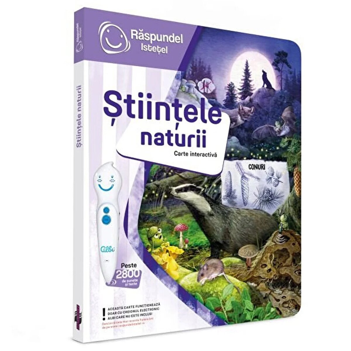 Raspundel Istetel Carte interactiva Stiintele naturii - Aventuri prin Natura