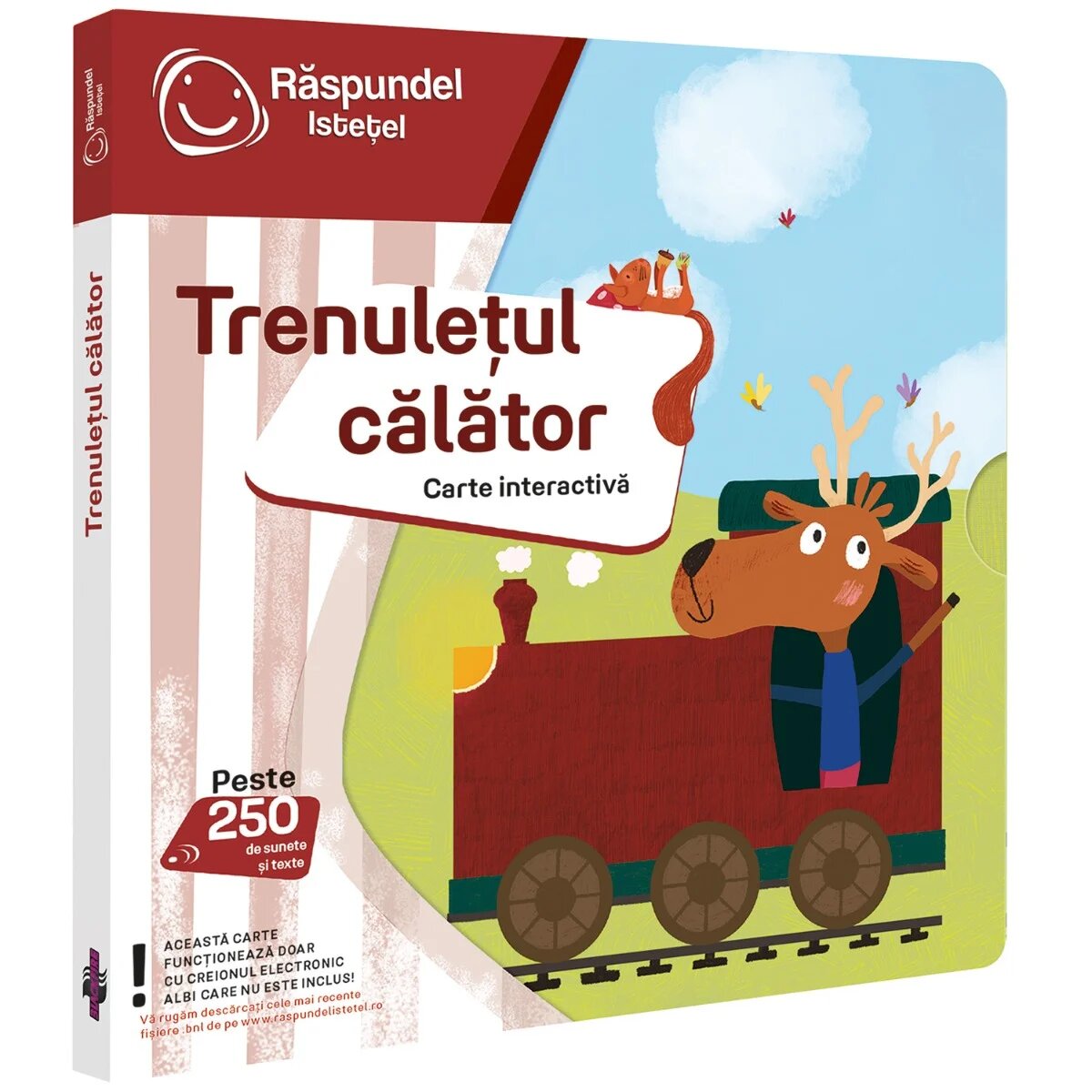 Raspundel Istetel Carte interactiva Trenuletul calator