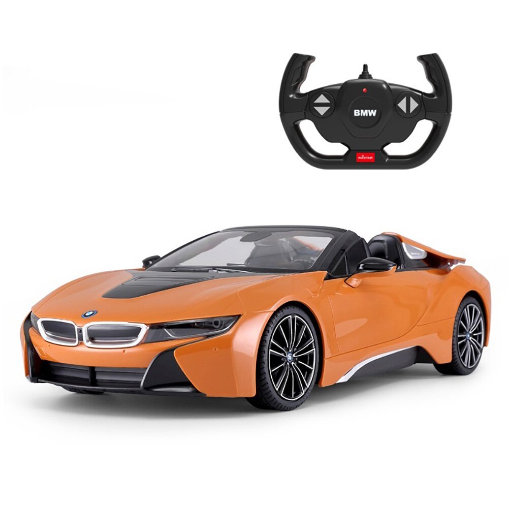 Rastar Masina cu telecomanda BMW I8 Roadster 1:12 Portocaliu
