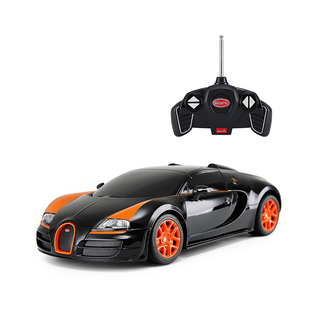 Rastar Masina cu telecomanda Bugatti Veyron Grand Sport Vitesse 1:18 Negru