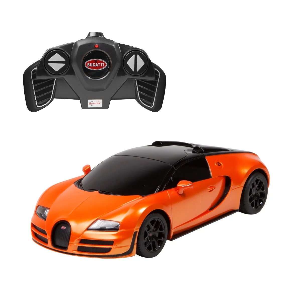 Rastar Masina cu telecomanda Bugatti Veyron Grand Sport Vitesse 1:18 Portocaliu
