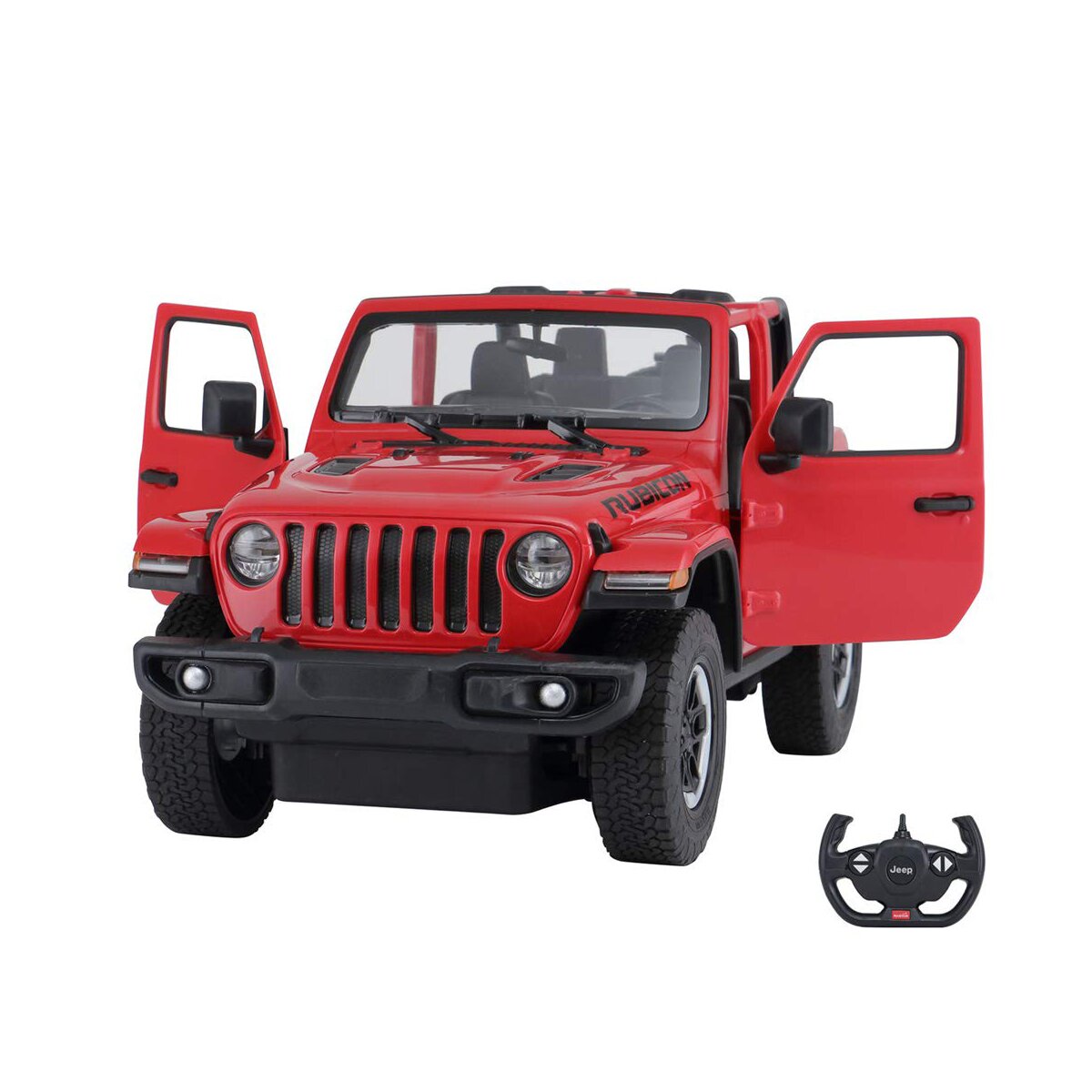 Rastar Masina cu telecomanda Jeep Wrangler RC 1:14 Rosu