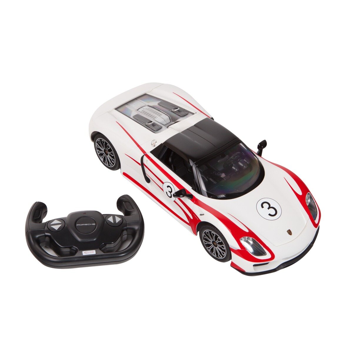 Rastar Masina cu telecomanda Porsche 918 Spyder Performance 1:14 Alb