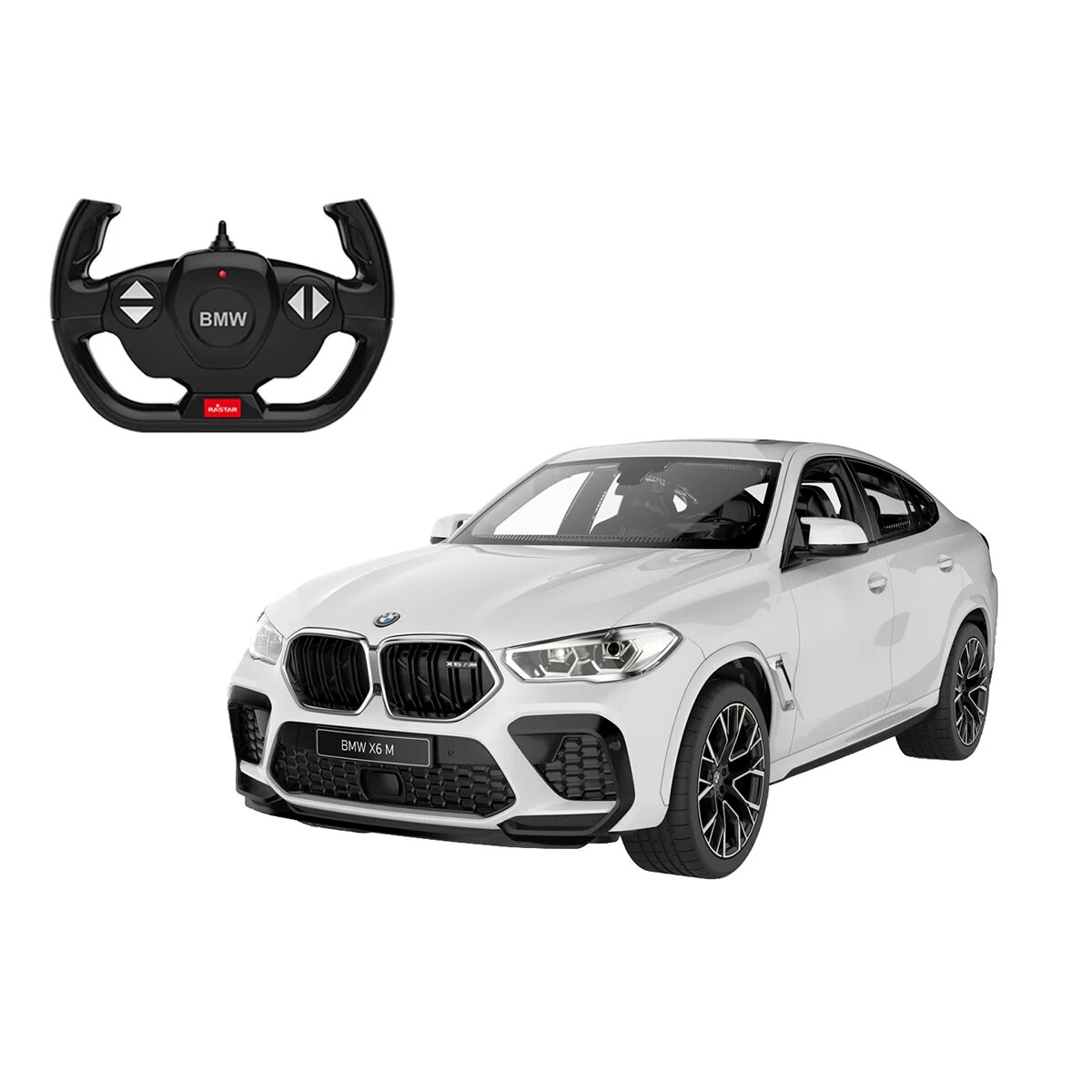 Rastar Masinuta cu telecomanda BMW X6 M Alb 1:14