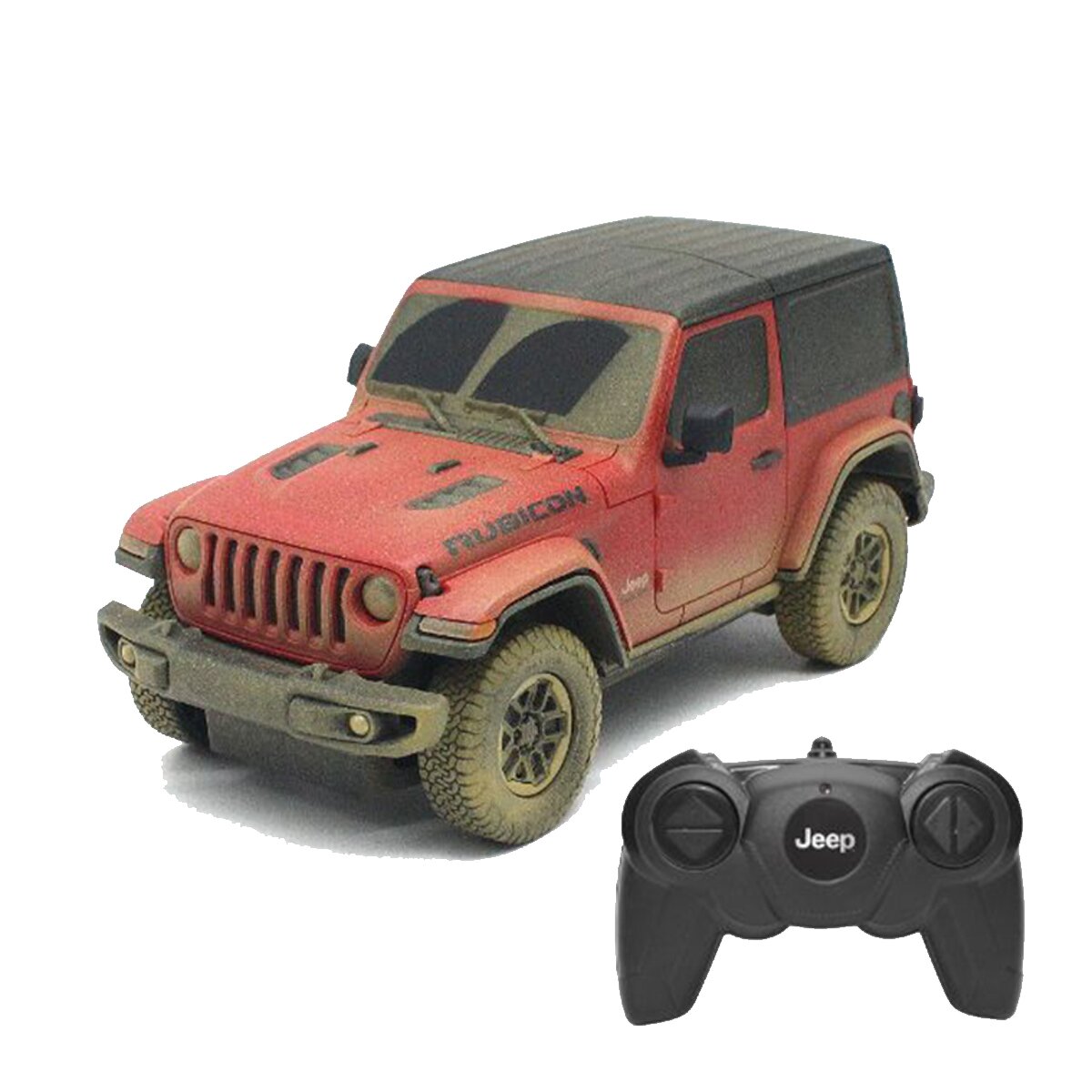 Rastar Masinuta cu telecomanda Jeep Wrangler Rubicon-Muddy Version 1:24