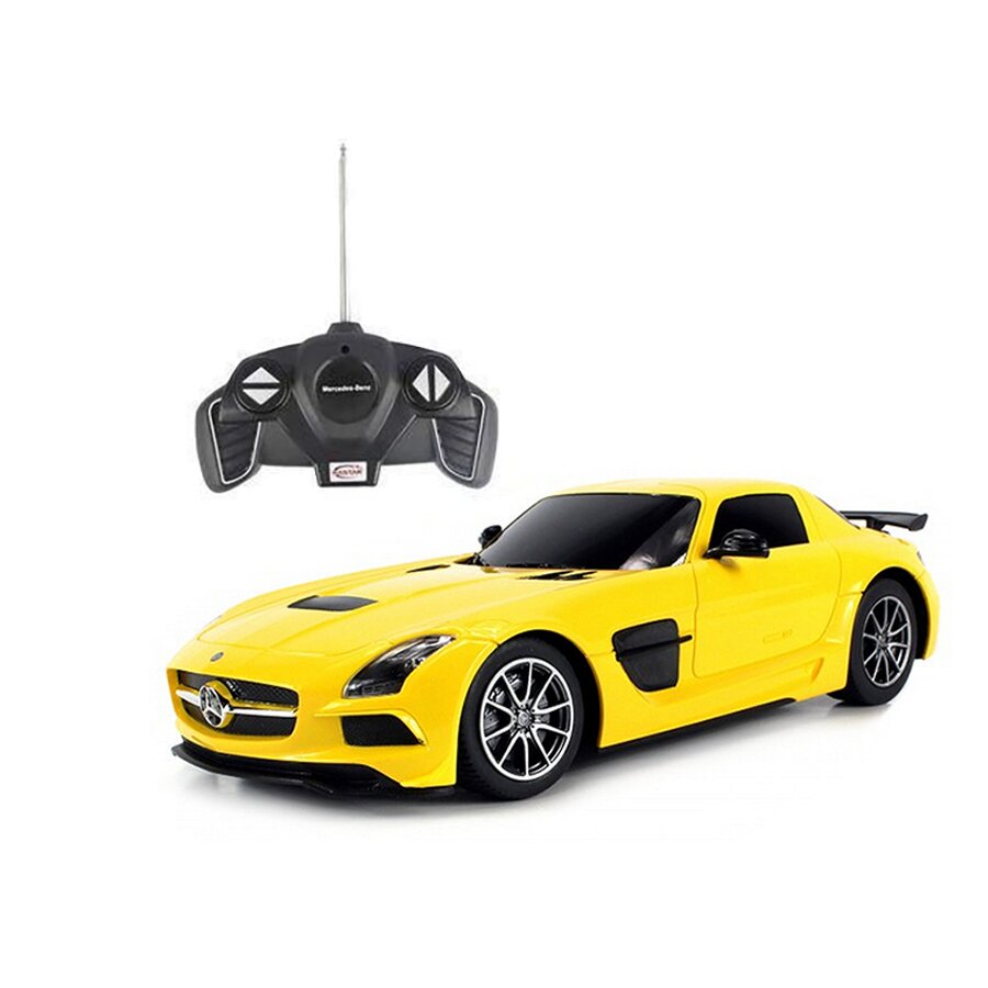 Rastar Masinuta cu telecomanda Mercedes-Benz SLS 1:18 Galben