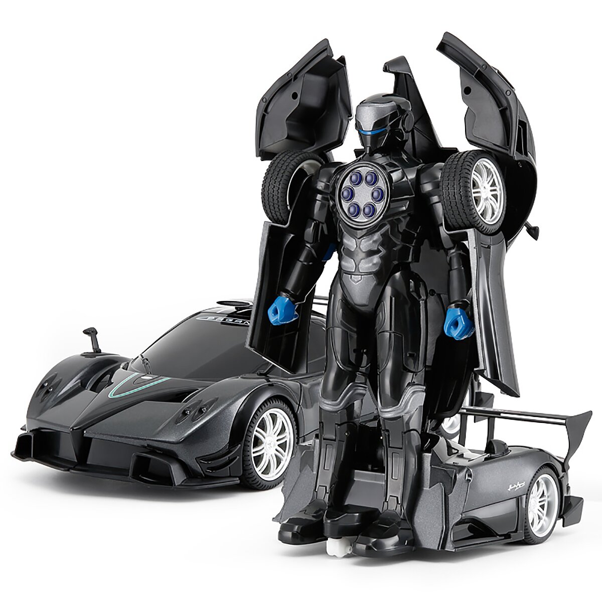 Rastar Masinuta cu telecomanda Pagani Transformable Negru 1:14