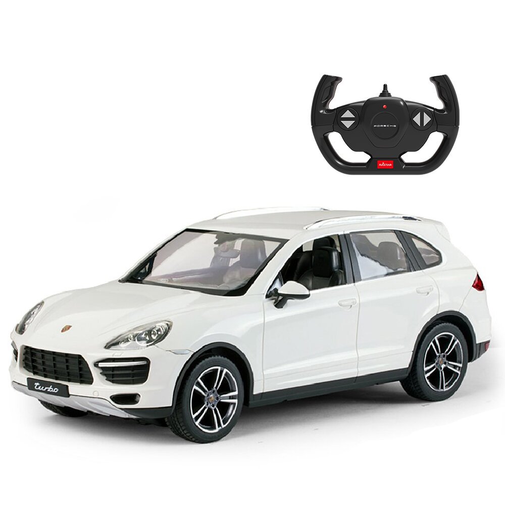 Rastar Masinuta cu telecomanda Porsche Cayenne Turbo 1:14 Alb