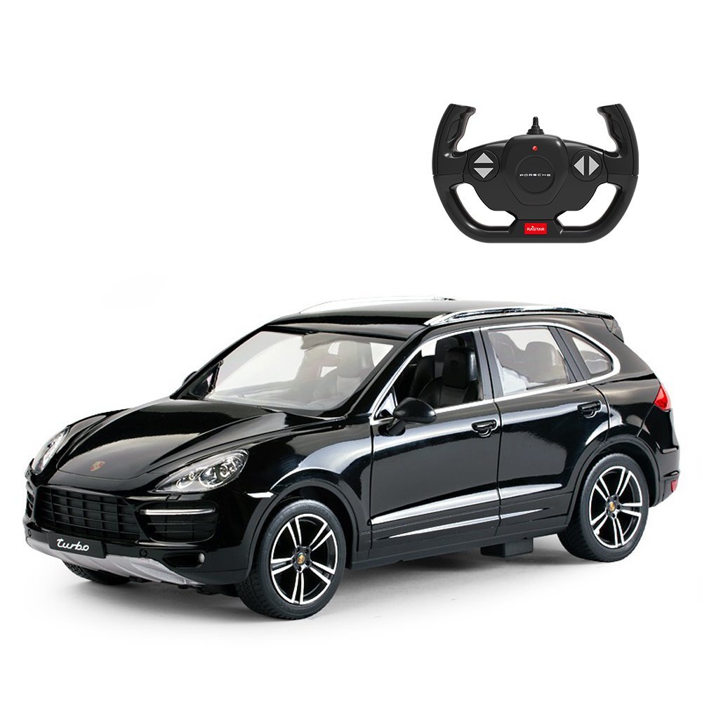 Rastar Masinuta cu telecomanda Porsche Cayenne Turbo 1:14 Negru