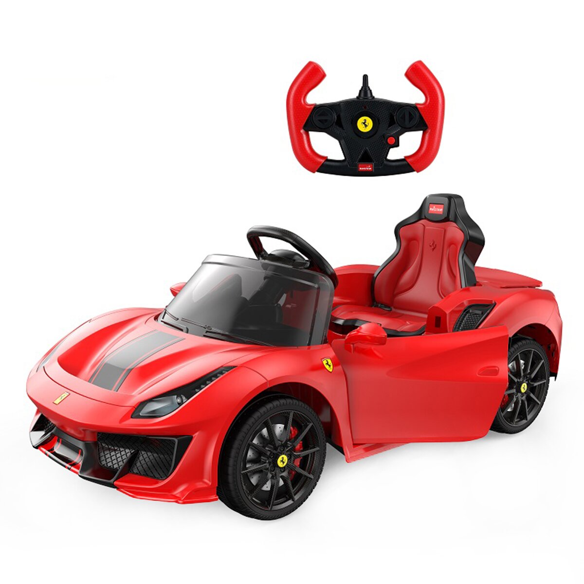 Rastar Masinuta electrica cu telecomanda Ferarri 488 Pista 12V Rosu