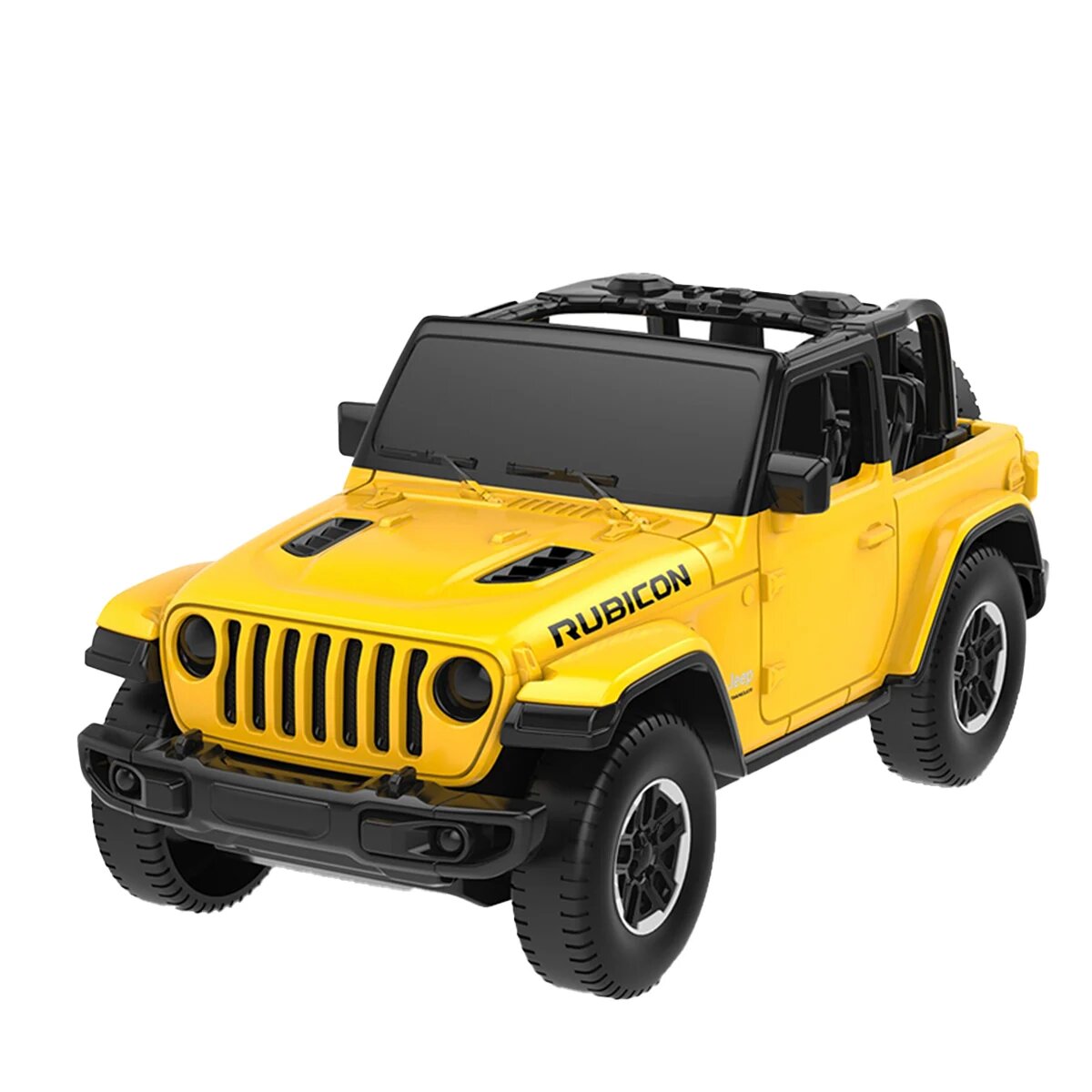 Rastar Masinuta Jeep Wrangler Rubicon Galben 1:43