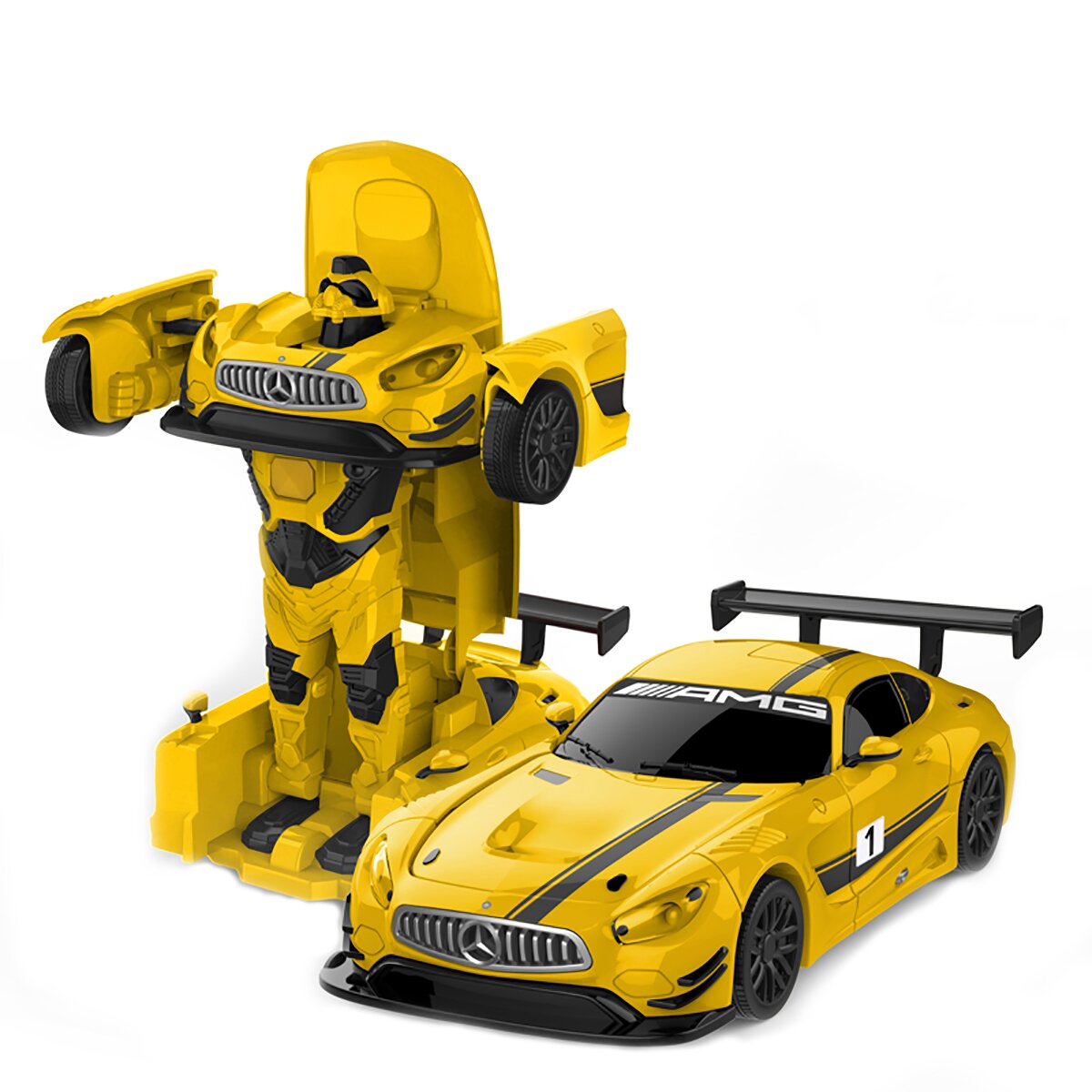 Rastar Masinuta Mercedes-Benz GT3 Transformable Galben 1:32