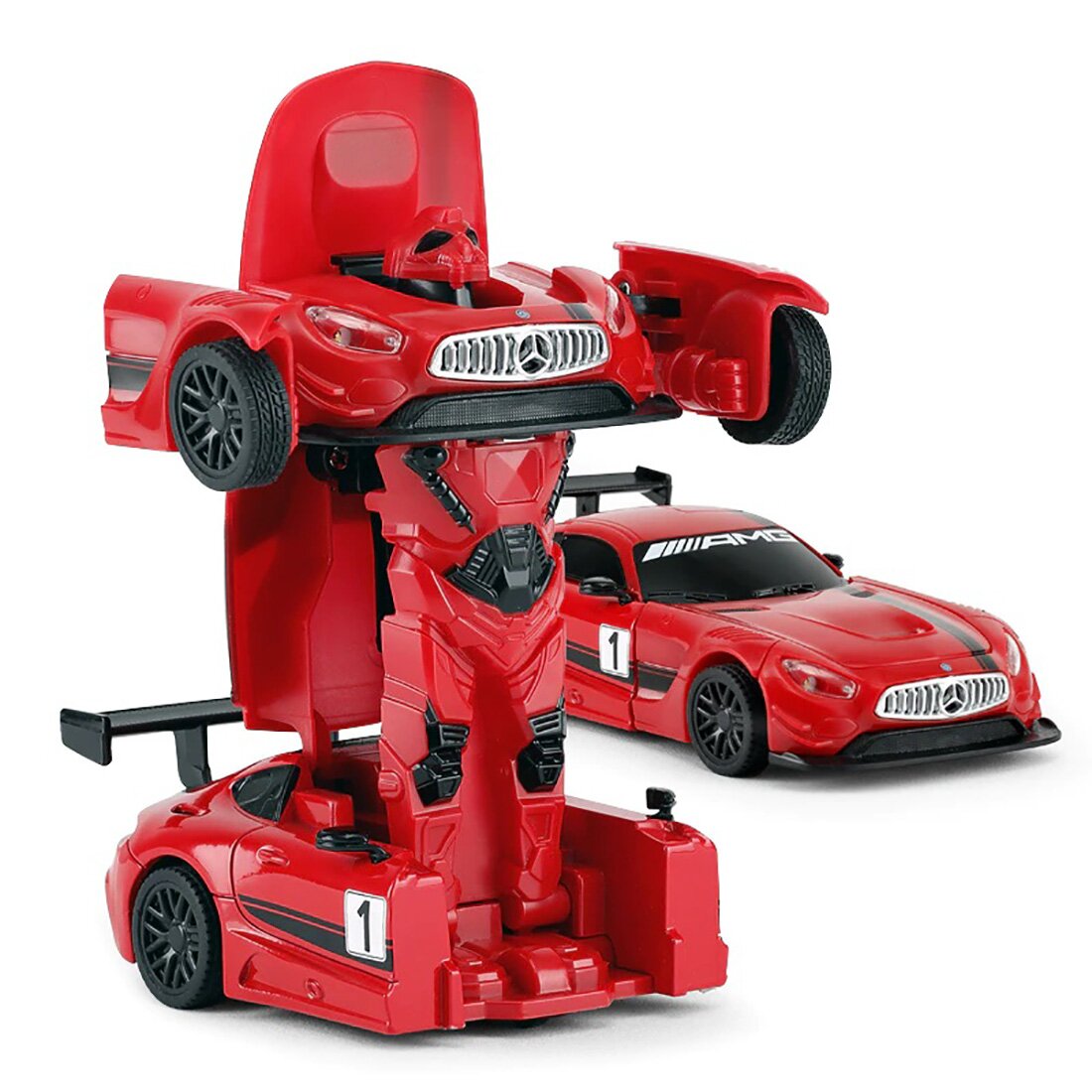 Rastar Masinuta Mercedes-Benz GT3 Transformable Rosu 1:32