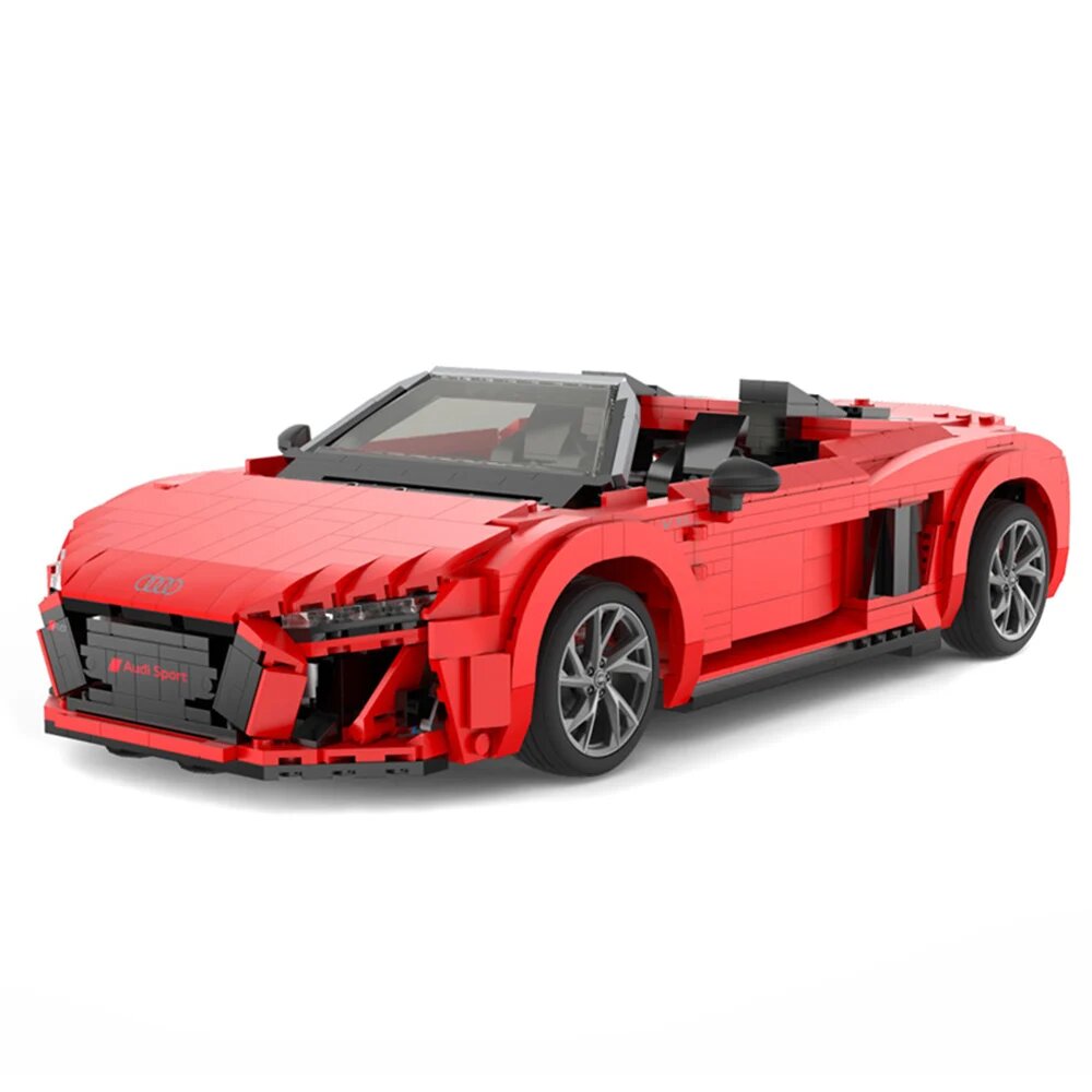 Rastar Set constructie masinuta Audi R8 Spyder 1:14 1024 piese