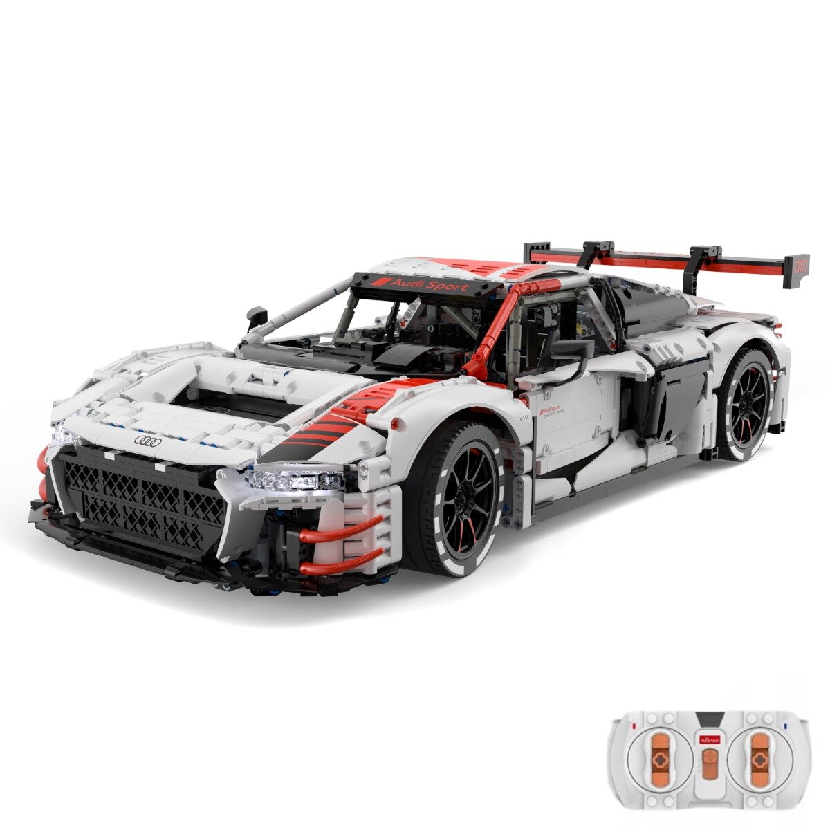 Rastar Set constructie masinuta cu telecomanda Audi R8 GT3 1:8 3322 piese