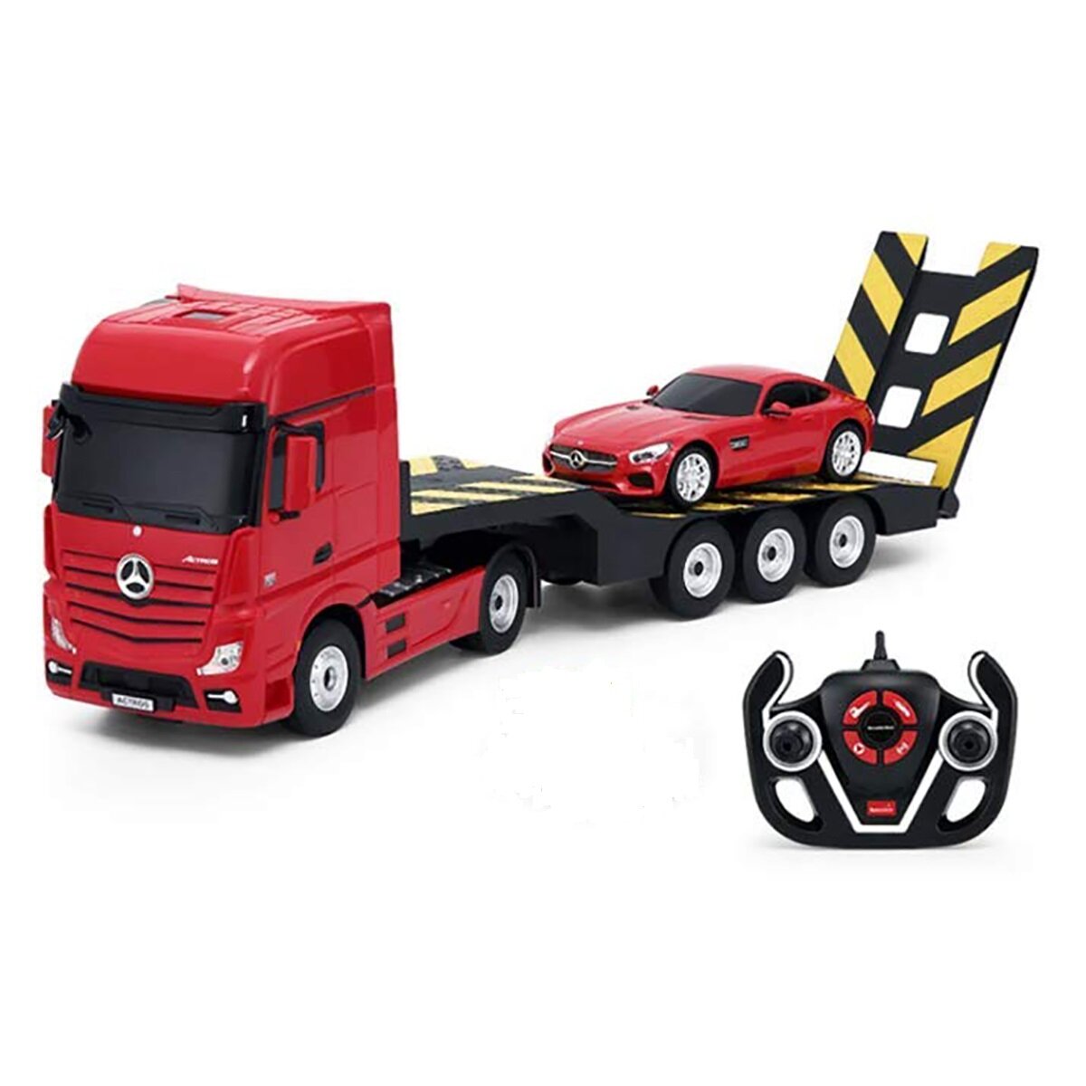 Rastar Set masinuta cu telecomanda Mercedes-Benz Actros si Mercedes-AMG GT