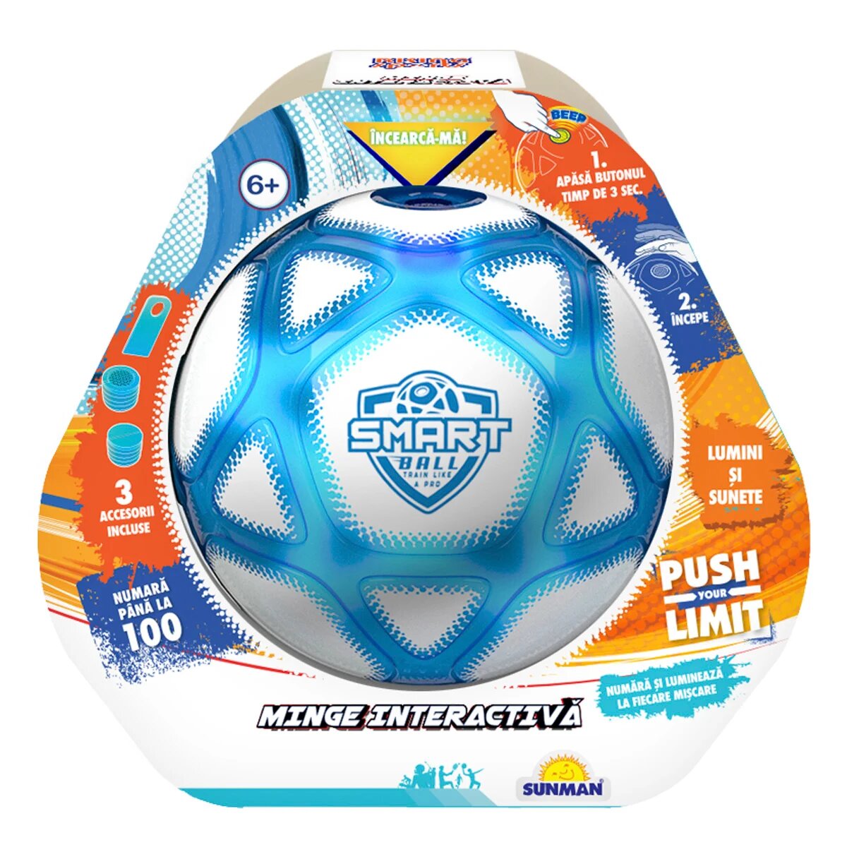 Rising Sports Minge de fotbal interactiva Rising Sport Counter Ball