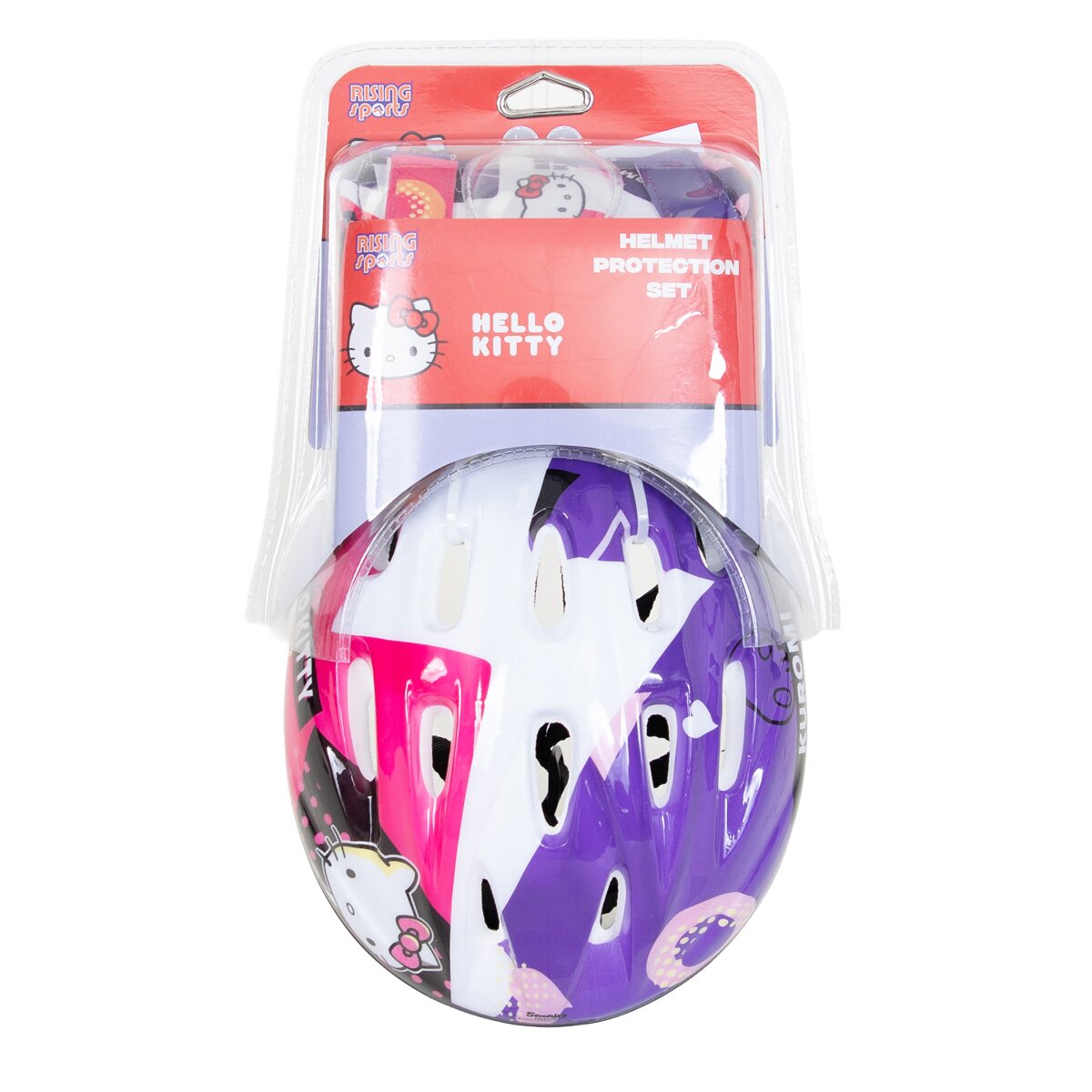 Rising Sports Set casca si protectii Hello Kitty Marime M