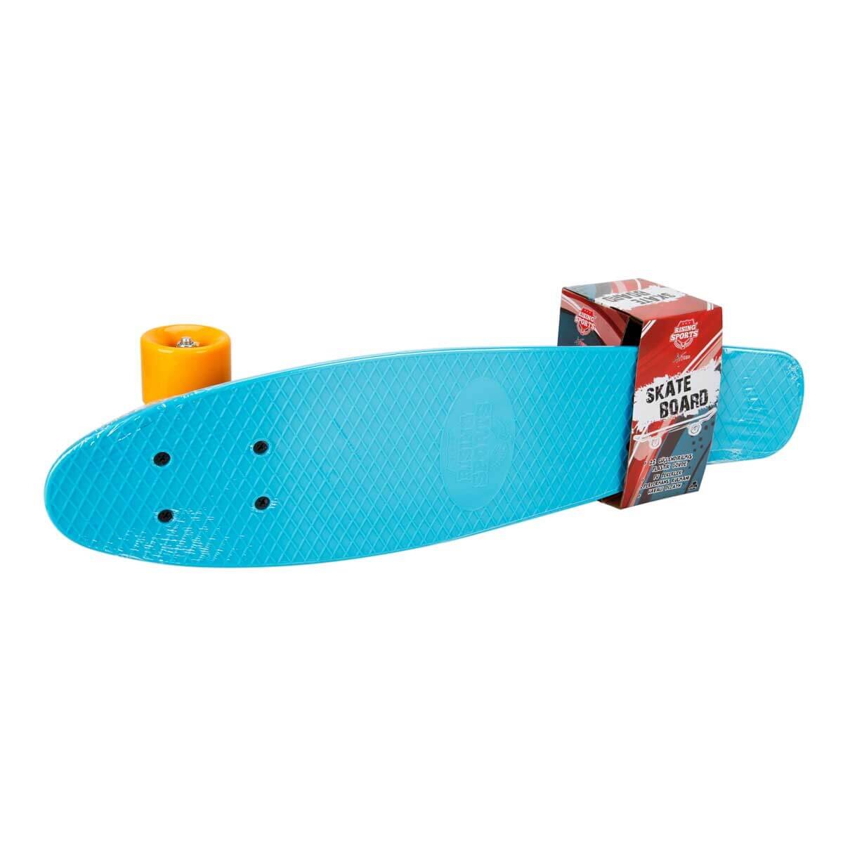 Rising Sports Xtreme Skateboard din plastic Albastru 58 cm