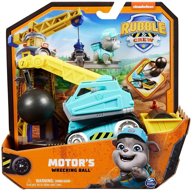 Rubble&Crew Set vehicul de constructie si figurina Rubble & Crew Motor 20150802