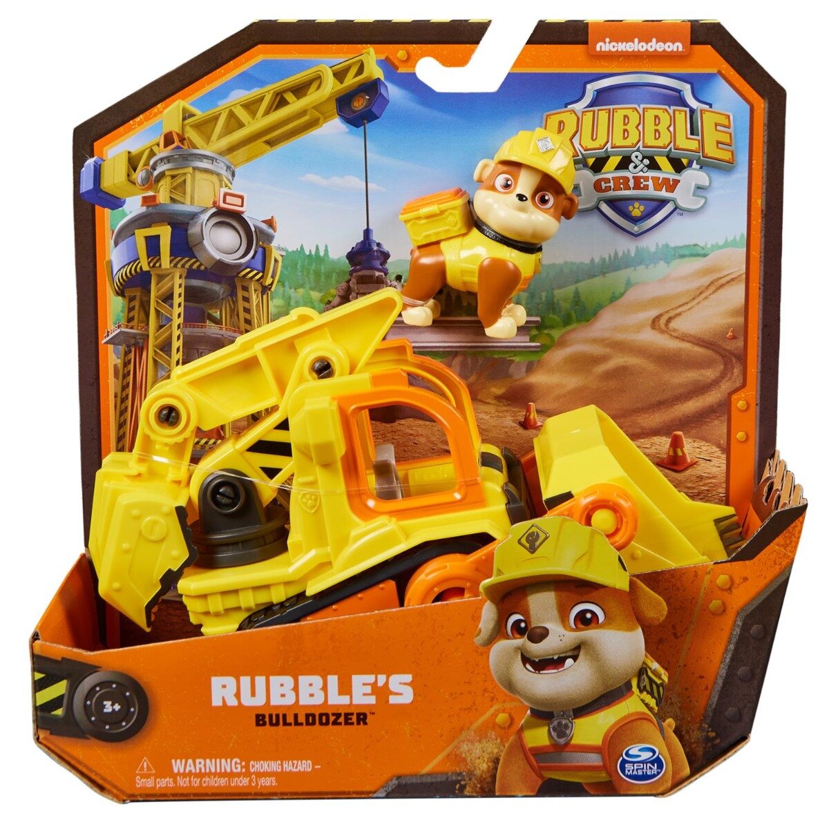 Rubble&Crew Set vehicul de constructie si figurina Rubble & Crew Rubble si Bulldozer 20141511