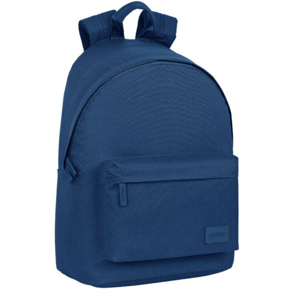 Safta Rucsac cu buzunar laptop tableta Basic Navy Blue 31 x 41 x 16 cm