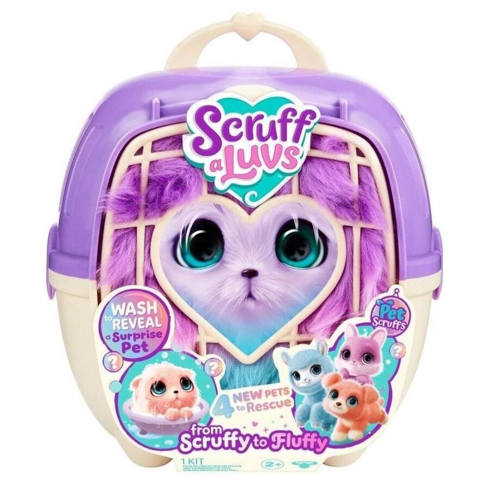 Scruff a Luvs Set de joaca cu jucarie de plus surpriza Animalut S3