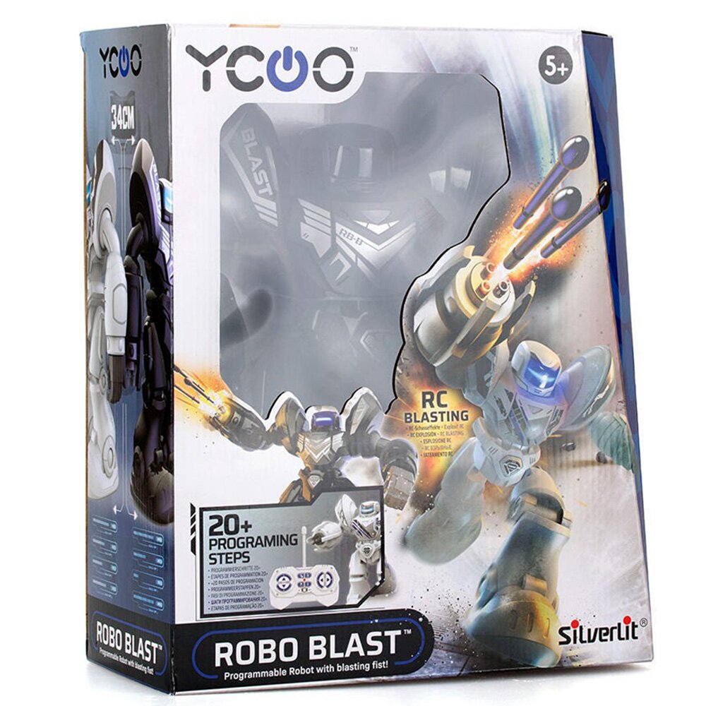 Silverlit Robot interactiv Ycoo Robo Blast Negru