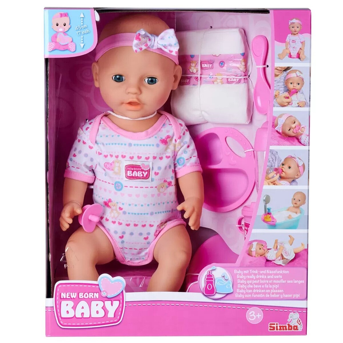 Simba Papusa bebelus New Born Baby 43 cm