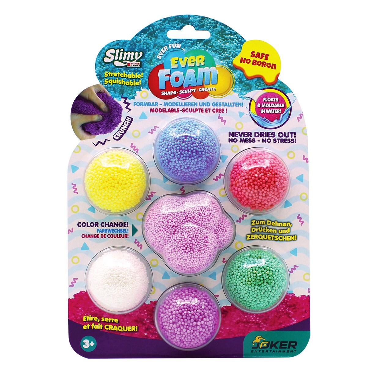 Slimy Set slime Ever Foam 7 culori